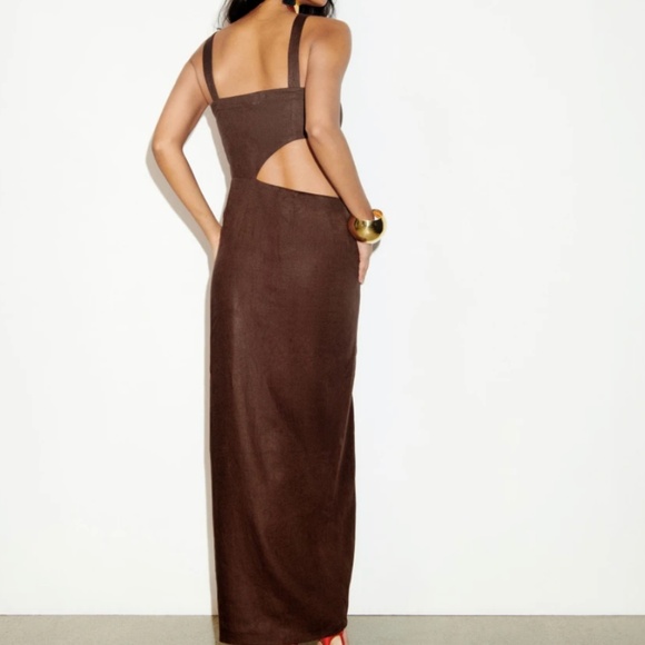 Reformation Satori Linen Midi Dress - Picture 3 of 10